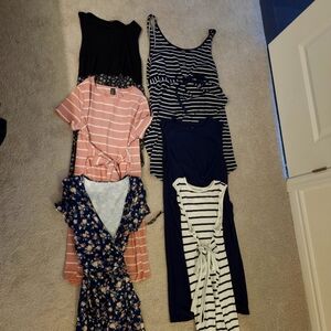 Assorted Maternity Dresses Size L